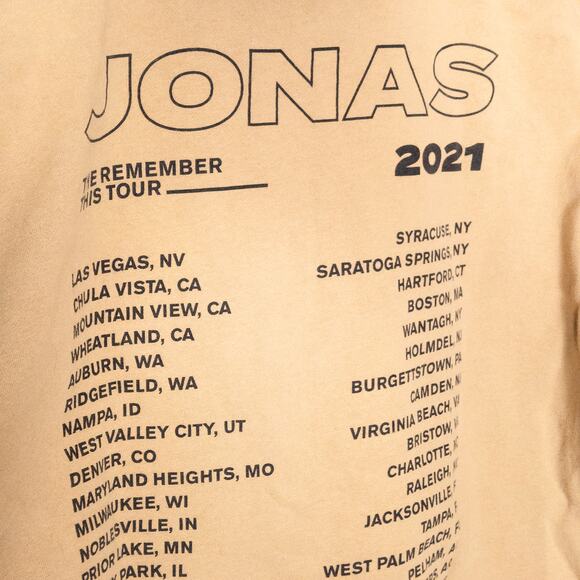 Independent Trading Company Jonas Brothers 2021 Tour Hoodie Streetwear Retro L - Picture 6 of 9